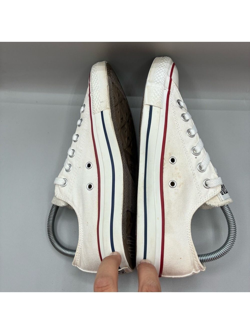 Converse Chuck Taylor All Star Low Sneakers Women’s 9 Optical White M7652 - Picture 5 of 8